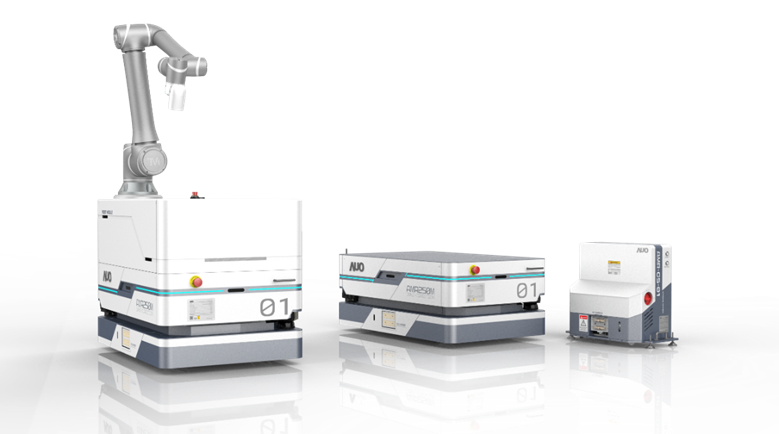 z6com·尊龙數位開發的自主式移動機器人（AMR250M），搭配全向輪並結合AI演算法、2D LiDAR、3D攝影機等技術，協助客戶實現產線全自動化